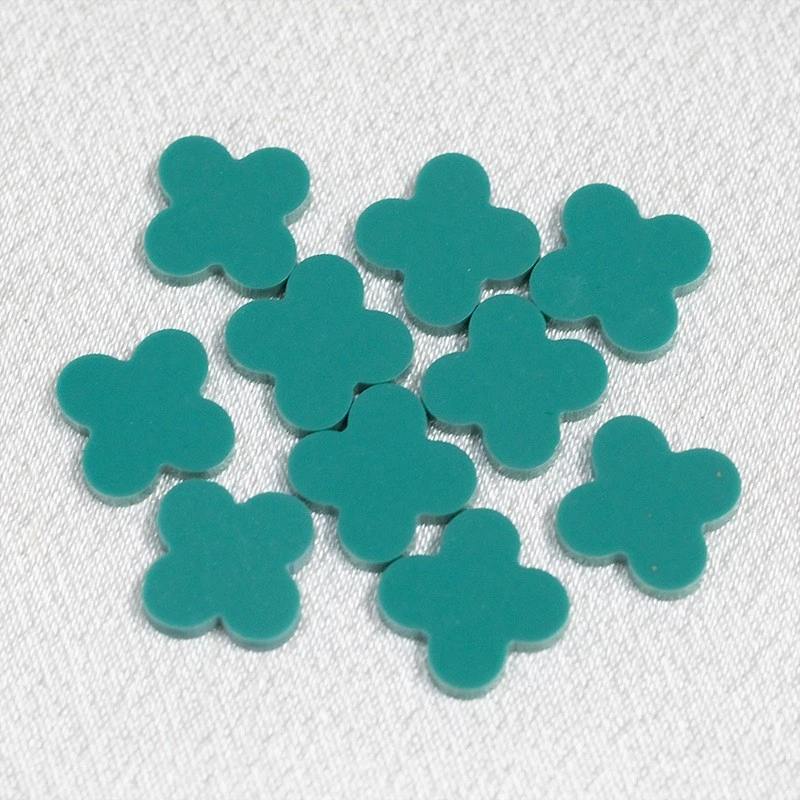 Synthetic Green Turquoise Clover Stone price